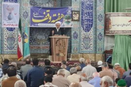 مراسم نماز جمعه 21 شهریور 1404 شهرستان قائم شهر به روایت تصویر