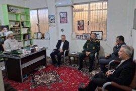 اعضای شورای تأمین شهرستان قائم شهر با حضور در دفتر امام جمعه ، با آیت الله معلمی دیدار کردند + تصاویر