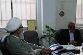 دیدار مسئولین و اعضاء هیأت نظارت شورای نگهبان استان مازندران با آیت الله معلمی