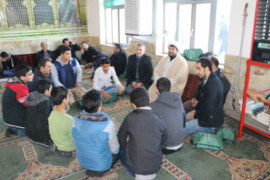 جلسات حلقه های بسیج ناحیه شهرستان قائم شهر در مصلی جمعه شهرستان برگزار شد.